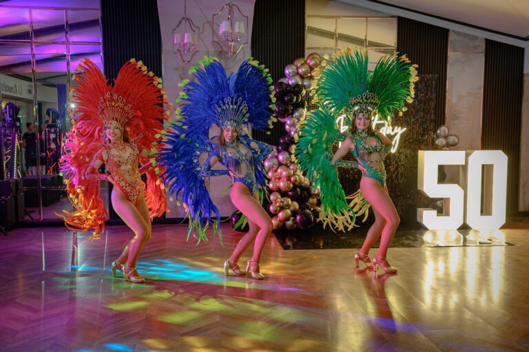 Pokaz samby na urodzinach